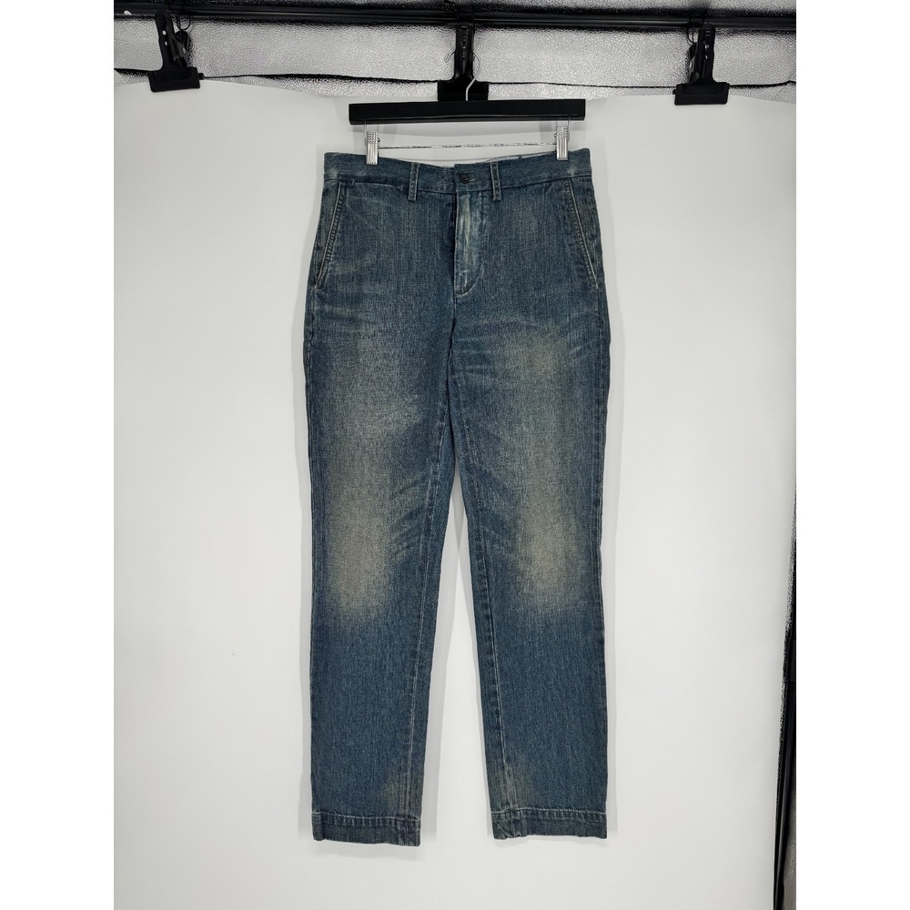 Polo Ralph Lauren Rugby Jeans Mens Size 30x32 Slim Fit Straight Leg Blue Denim